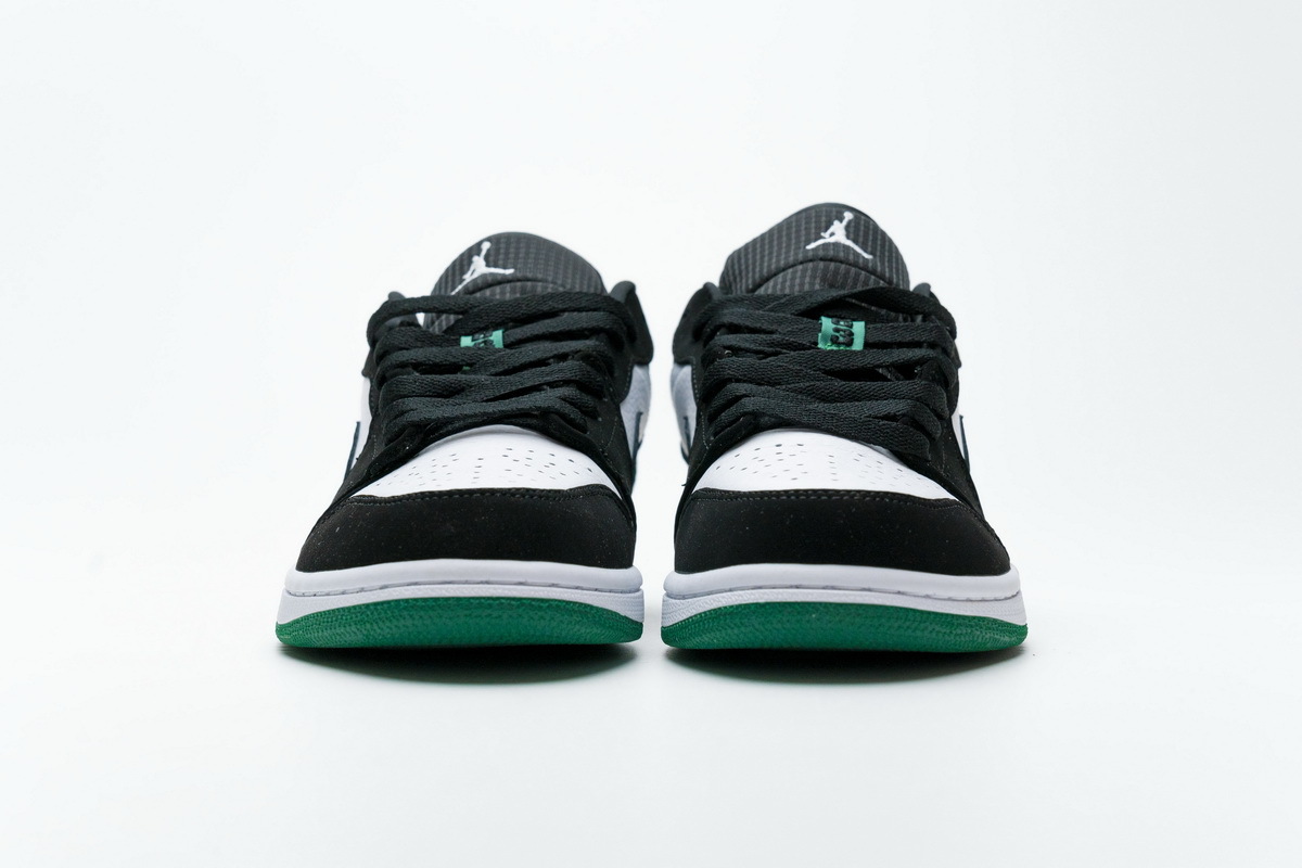 Air Jordan 1 Low White Black Mystic Green 553558-113