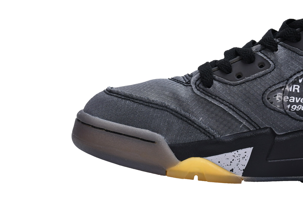 Air Jordan 5 Retro Off-White Black CT8480-001
