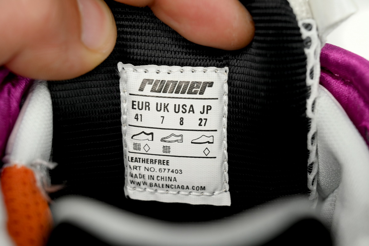 Balenciaga Runner Silver Purple 677403W3RB68123