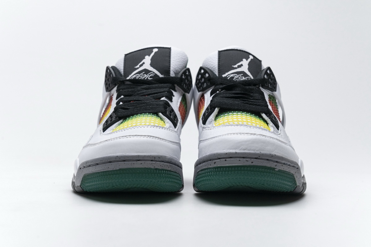 Air Jordan 4 Retro Lucid Green Rasta (W) AQ9129-100