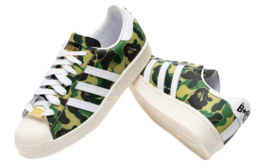 Adidas Superstar Bape ABC Camo Green