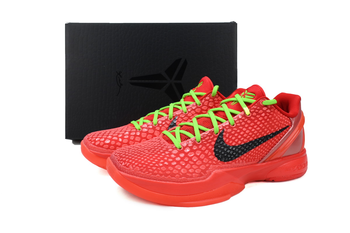 Nike Kobe 6 proto reverse grinch GV4921-600