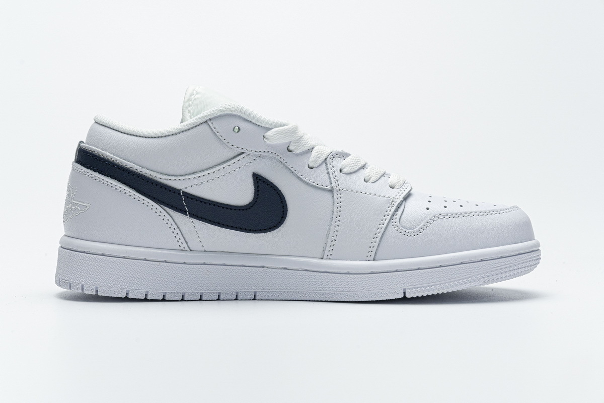 Air Jordan 1 Low White Obsidian 553558-114