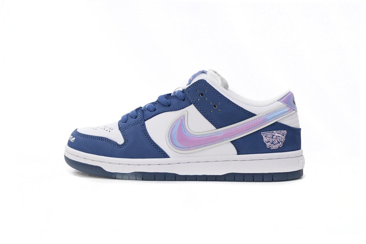 Born x Raised x Nike SB Dunk Low Blue White FN7819-400