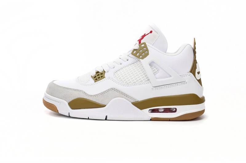 Nike SB x Air Jordan 4 White Brown DR5415-120