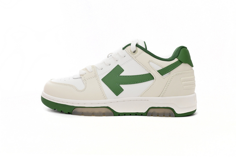 OMIA189 C99LEA00 10455 OFF-WHITE Out Of Office White Green