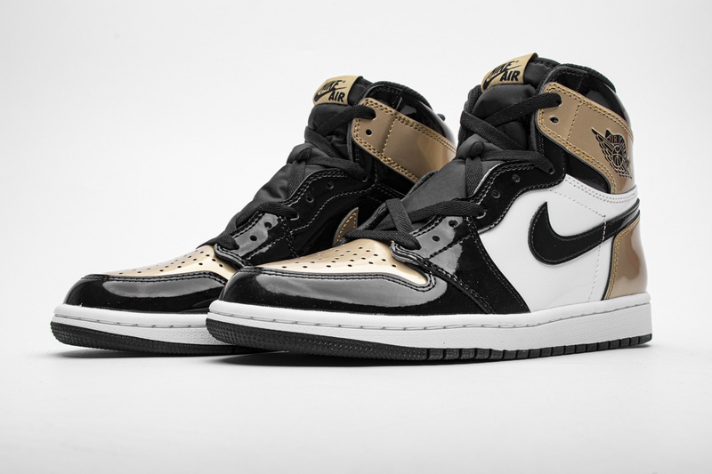 Air Jordan 1 Retro High NRG Patent Gold Toe 861428-007