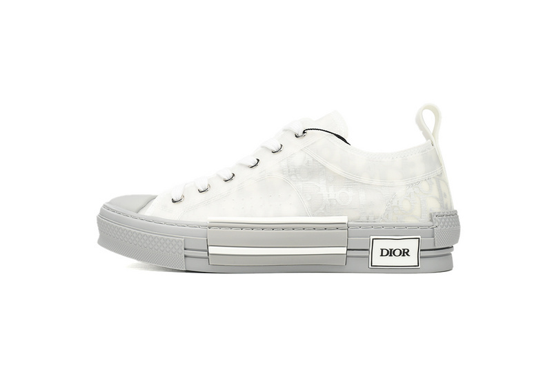 Dior B23 HT Oblique Low Rank Silver Gray