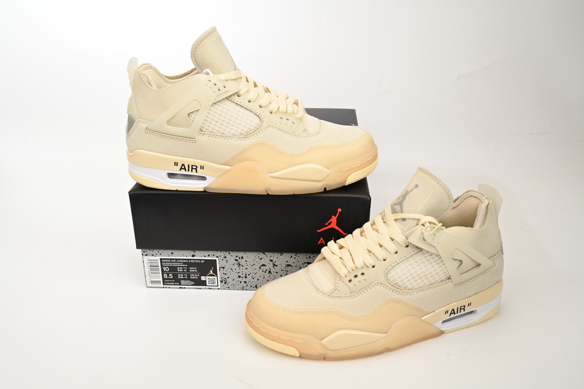 Air Jordan 4 Retro Off-White Sail CV9388-100