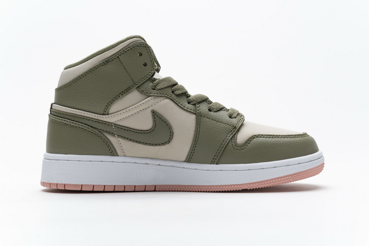 Air Jordan 1 Mid Trooper Bleached Coral (GS) 555112-225