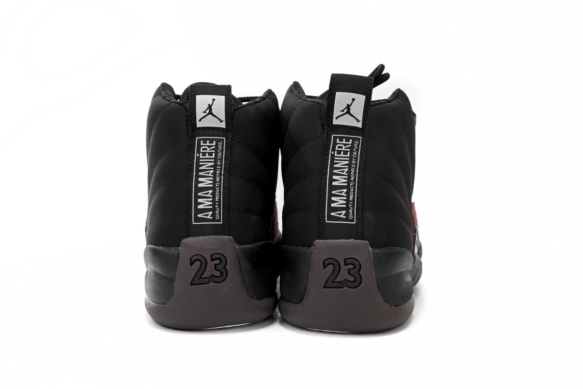 A Ma Maniére x Air Jordan 12 Black Wine Red DV6989-001