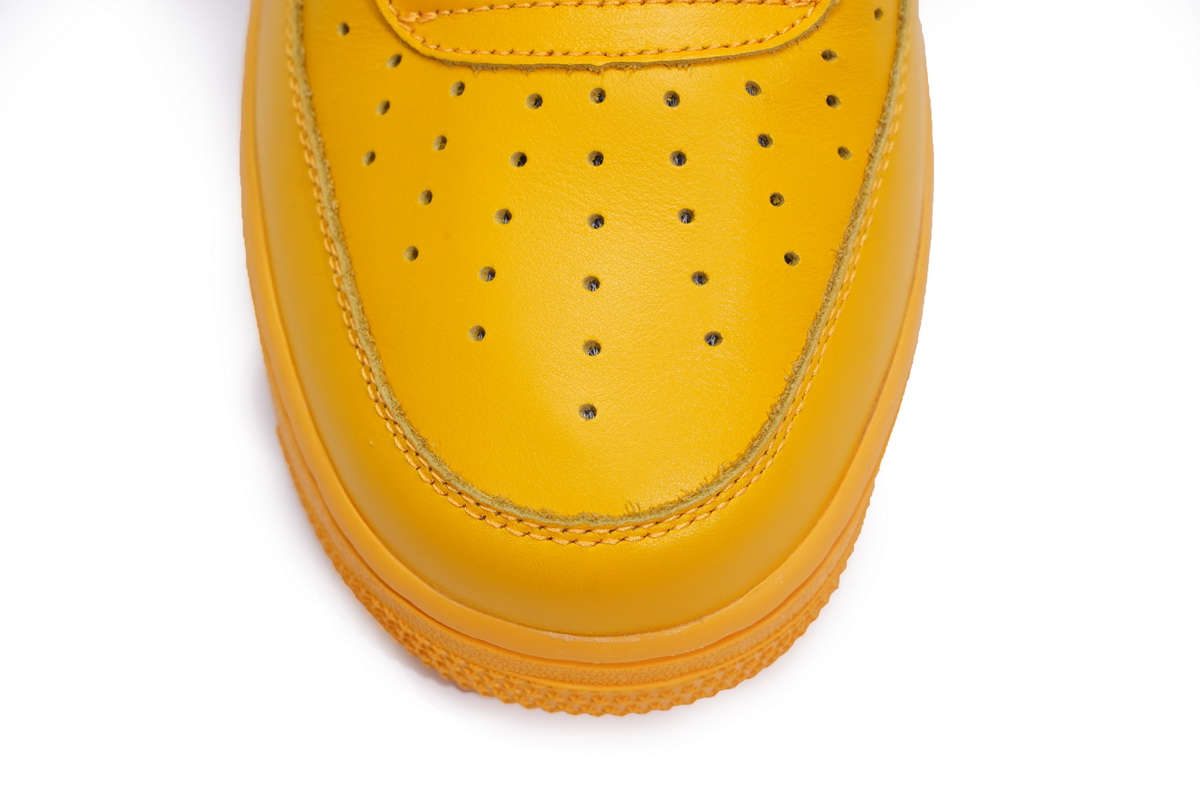 Nike Air Force 1 Low OFF-WHITE University Gold Metallic Silver DD1876-700