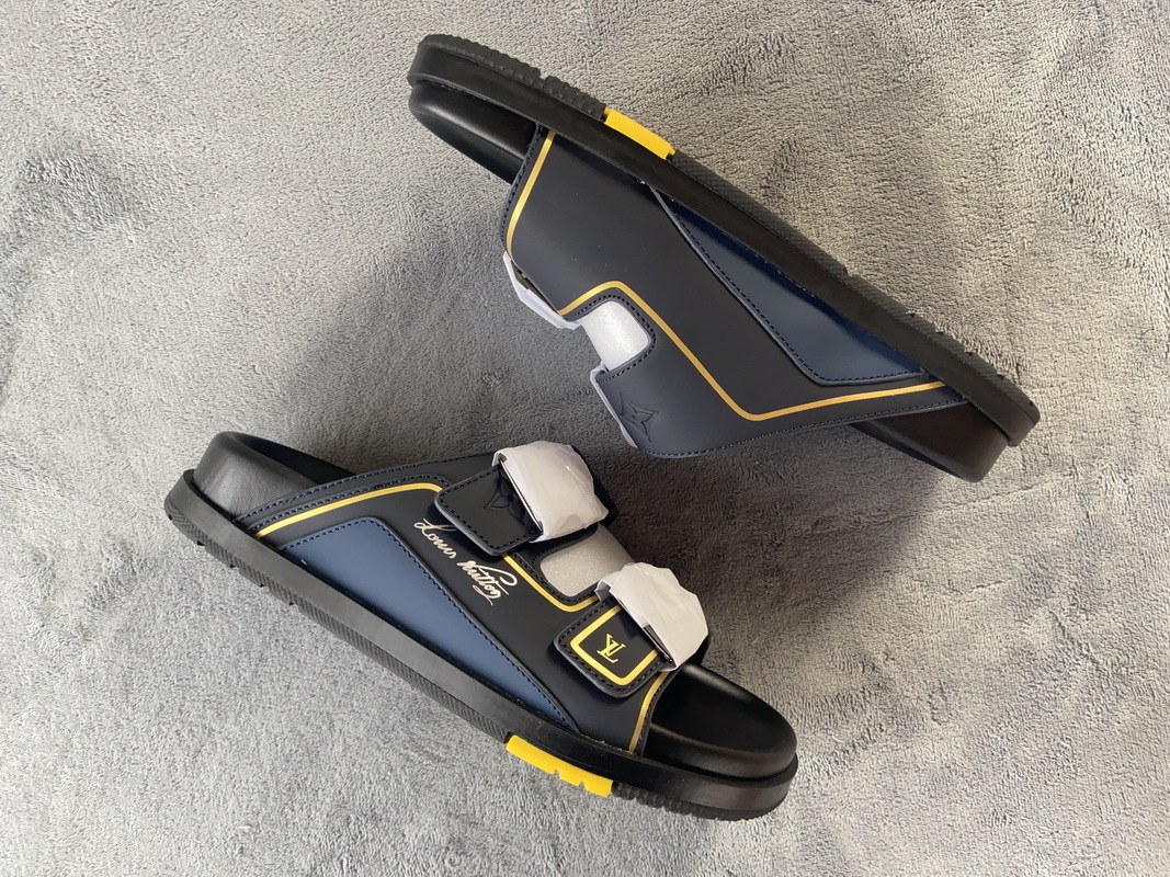 LOUIS VUITTON Trainer Black Yellow