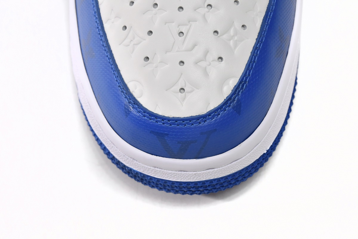 LOUIS VUITTON x Nike Air Force 1 White Blue 7108-5