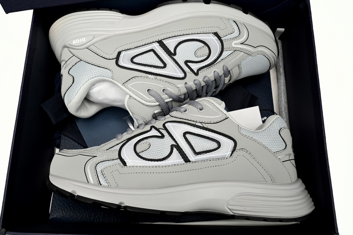 Dior Light Grey 'B30' Sneakers Grey 3SN279ZND-H860