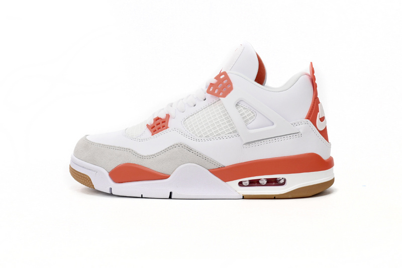 Nike SB x Air Jordan 4 White Orange DR5415-108