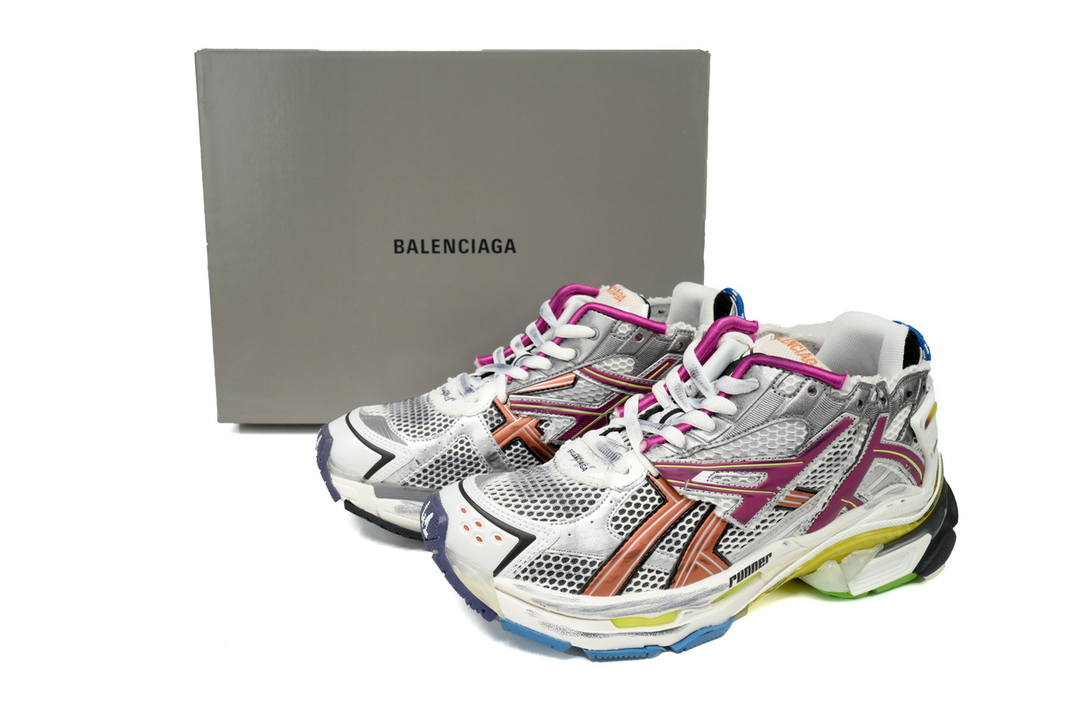 Balenciaga Runner Silver Purple 677403W3RB68123