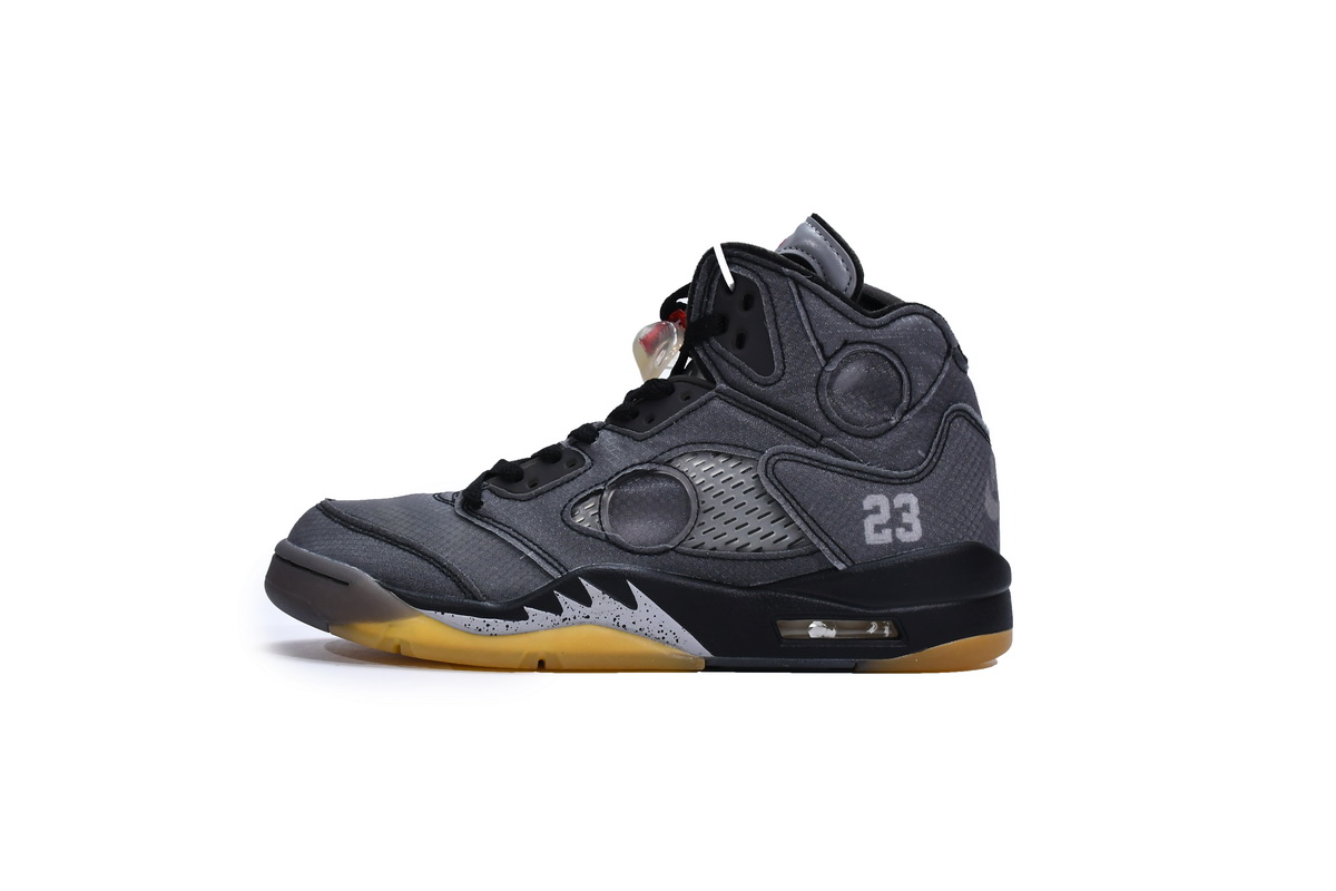 Air Jordan 5 Retro Off-White Black CT8480-001