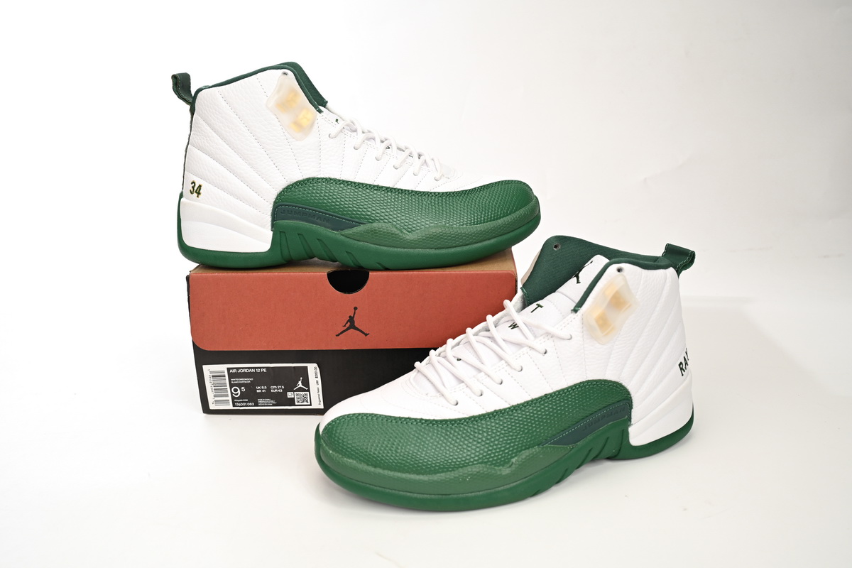 Air Jordan 12 White Green 136001-063