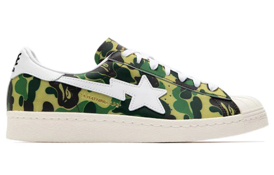 Adidas Superstar Bape ABC Camo Green