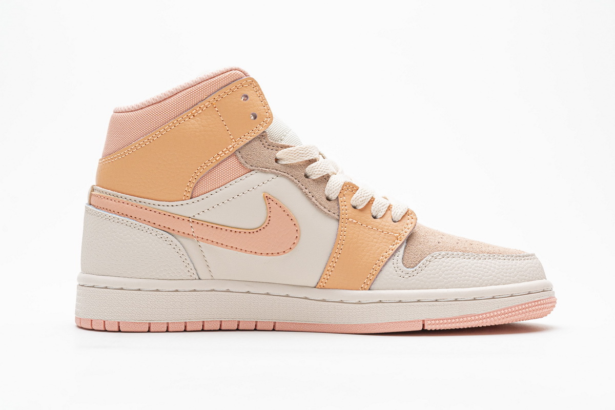 Air Jordan 1 Mid Apricot Orange (W) DH4270-800