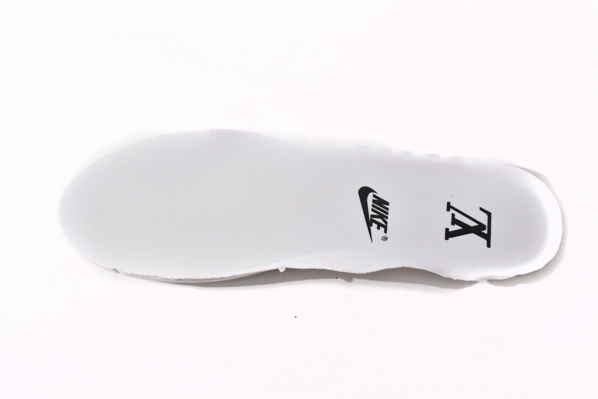 LOUIS VUITTON x Nike Air Force 1 Black White 7108-8