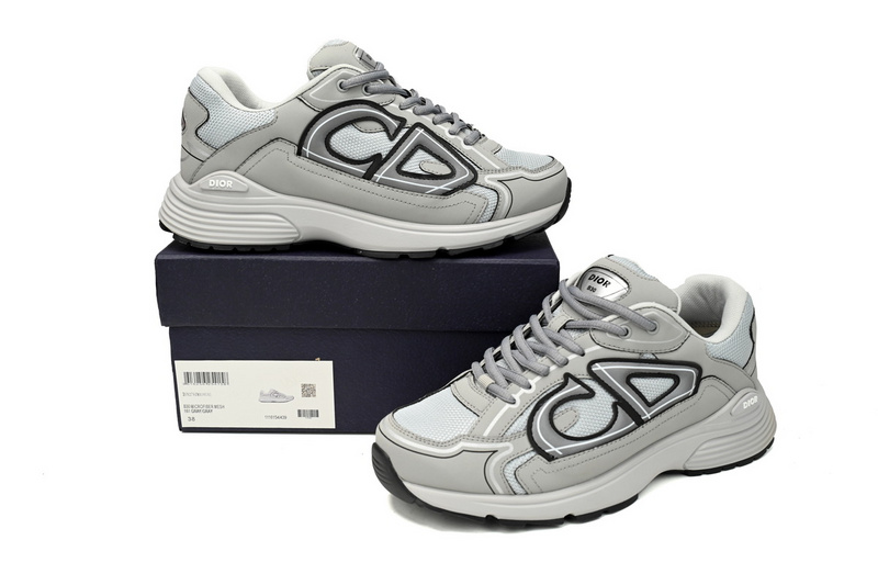 Dior Light Grey 'B30' Sneakers Grey 3SN279ZND-H860