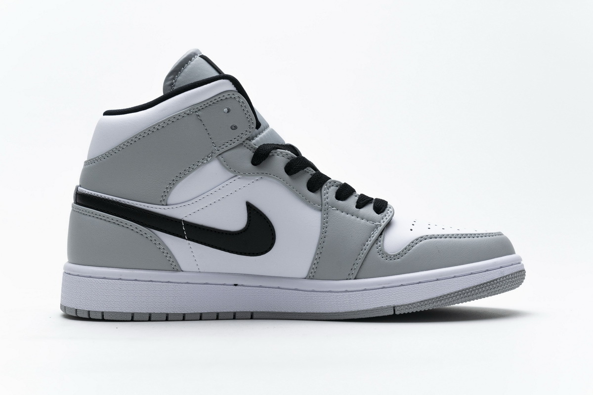Air Jordan 1 Mid Light Smoke Grey 554724-092