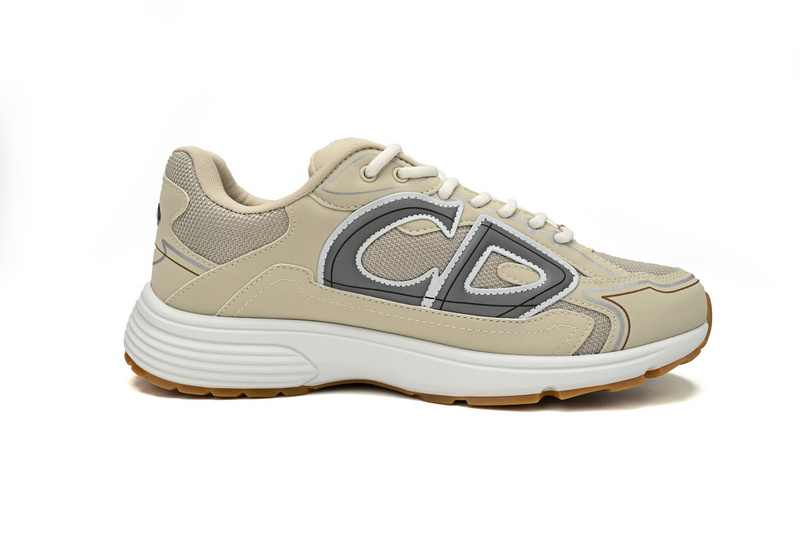 Dior Light Grey 'B30' Sneakers Cream 3SN279ZND-H161