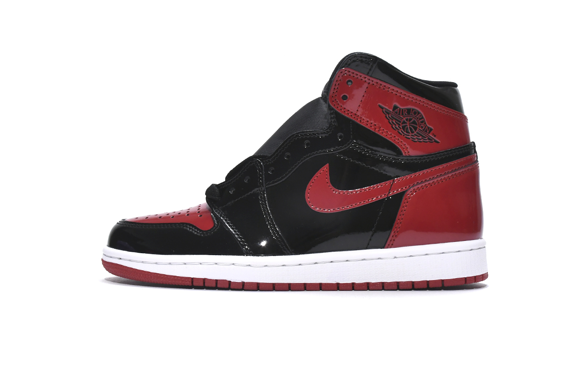 Air Jordan 1 High OG Bred Patent 555088-063