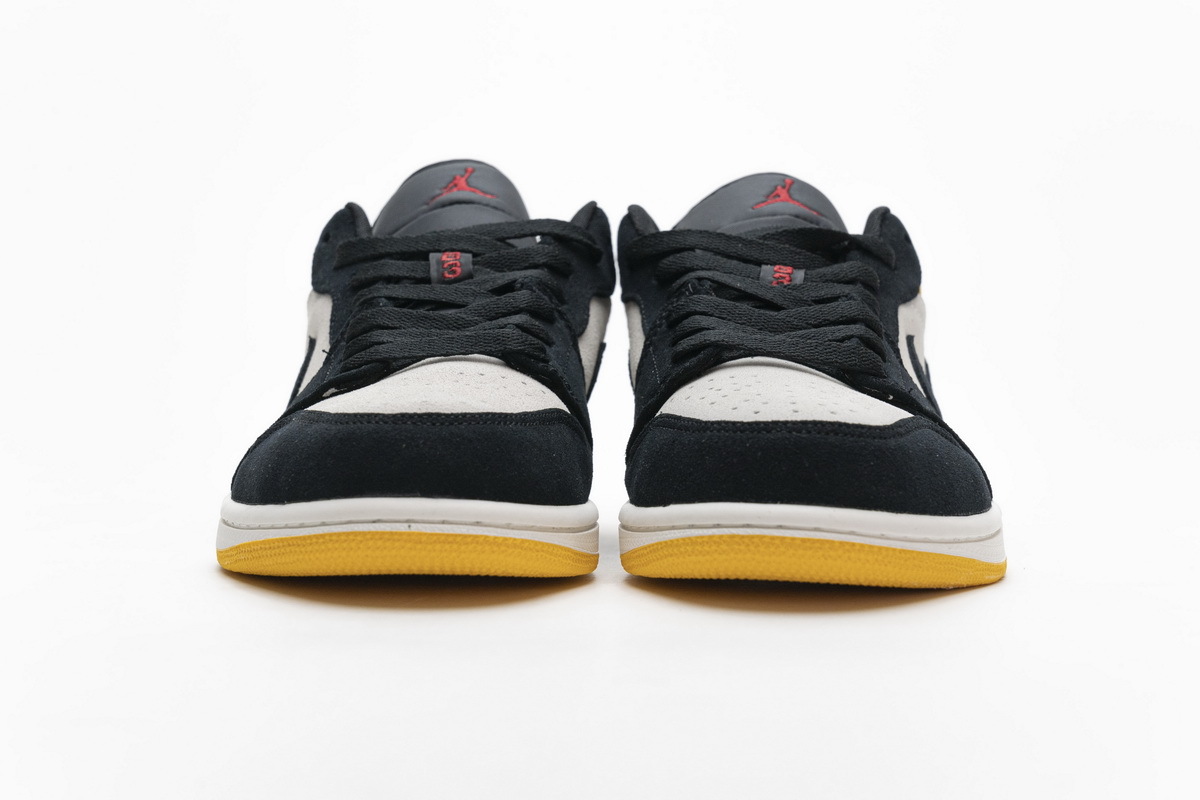 Air Jordan 1 Low Sail University Gold Black 553558-127