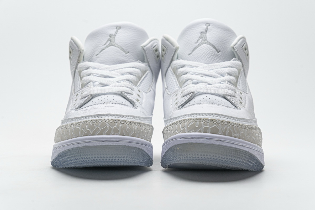 Air Batch Jordan 3 Retro Pure White 136064-111