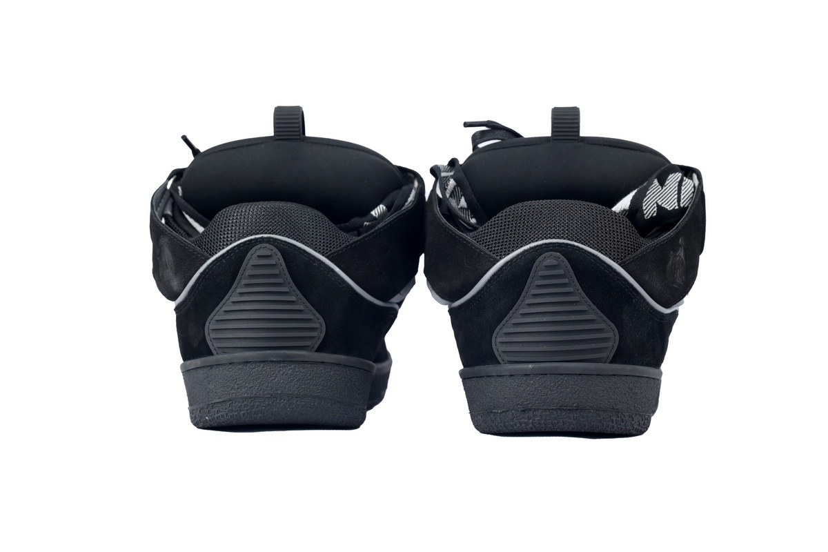 Lanvin Curb Sneaker Black Grey FM-SKRK11-REFL-P2210