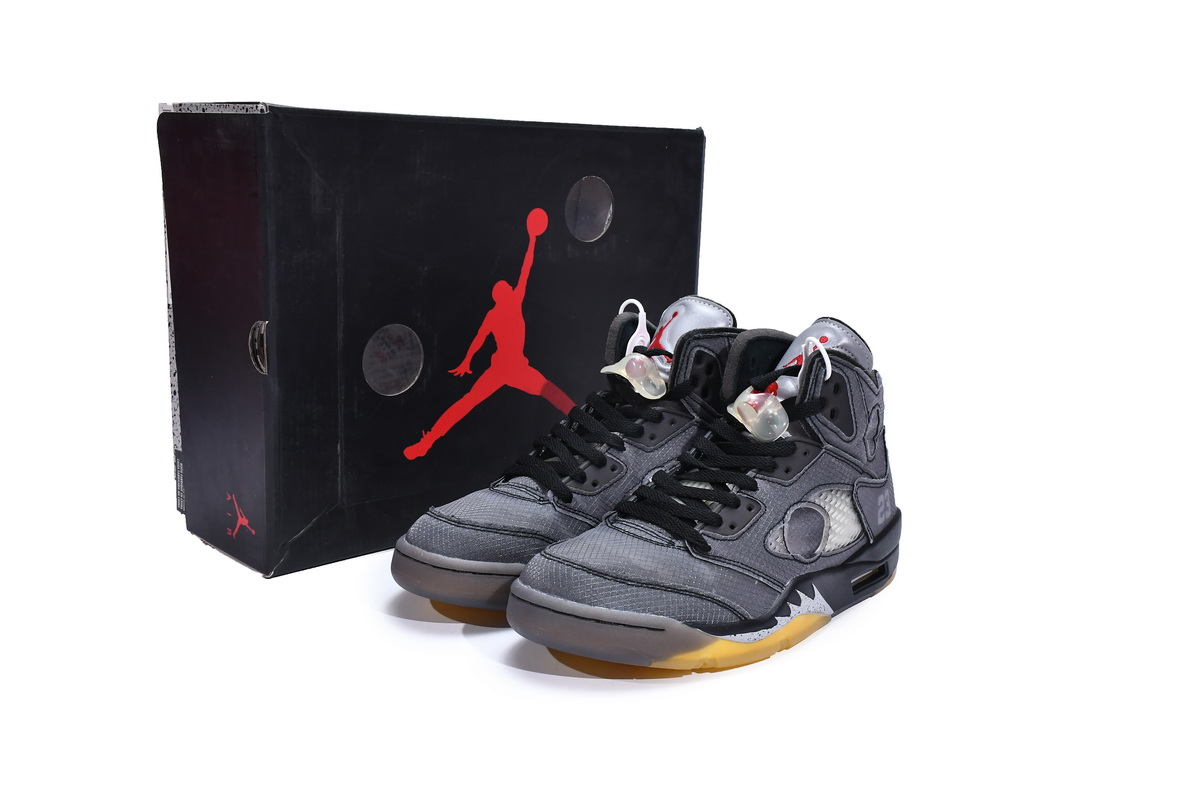 Air Jordan 5 Retro Off-White Black CT8480-001