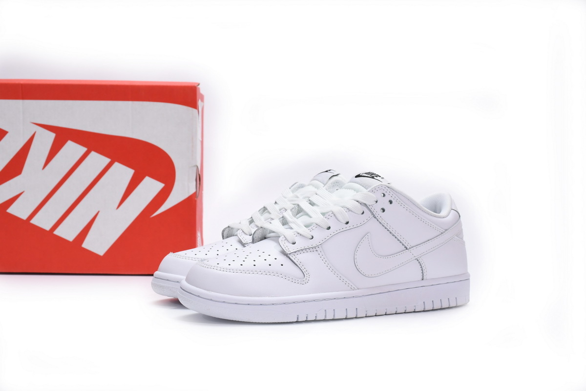 Nike Dunk Low Triple White (2021) (W) DD1503-109