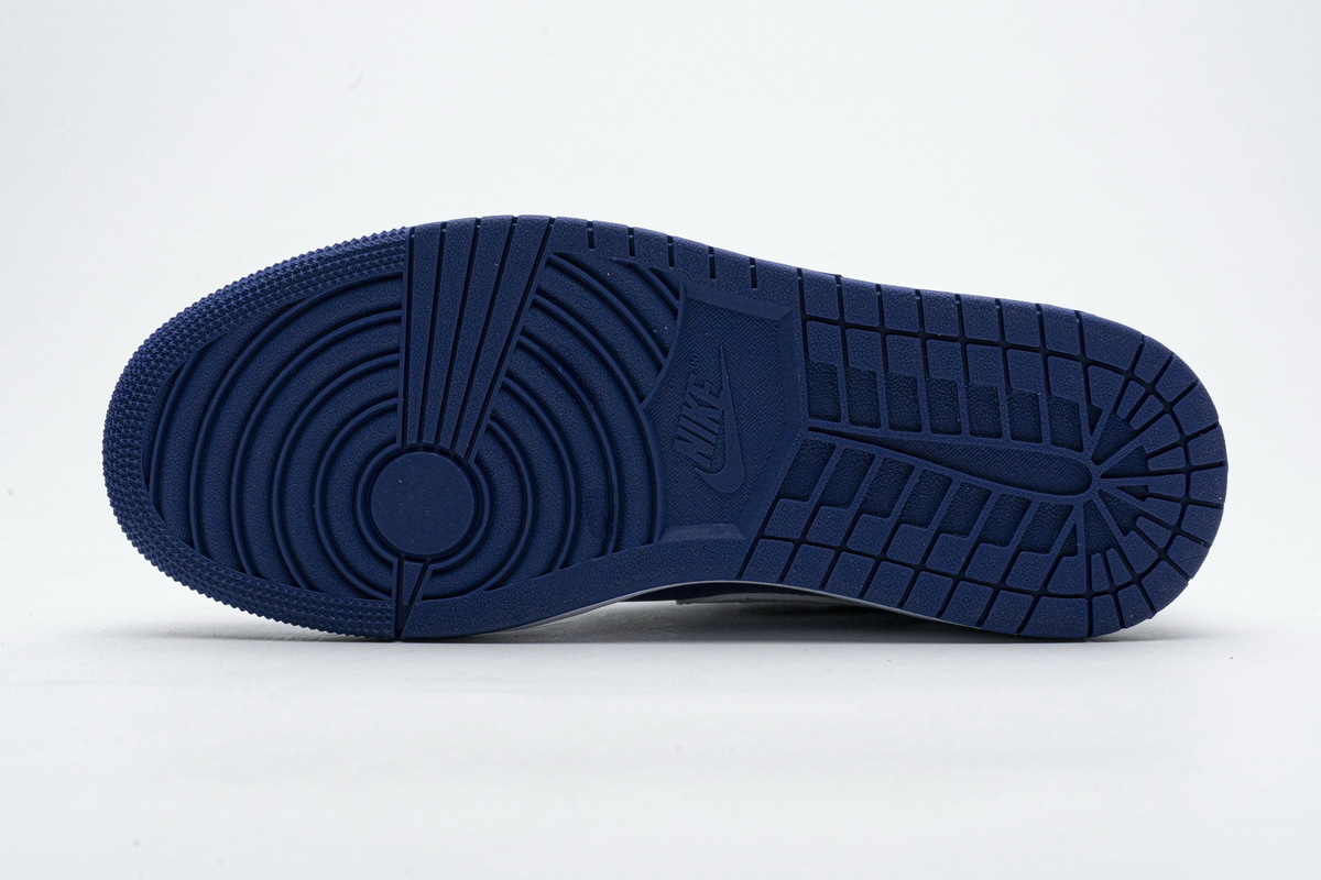 Air Jordan 1 Mid Royal Blue Laser Orange 554724-131