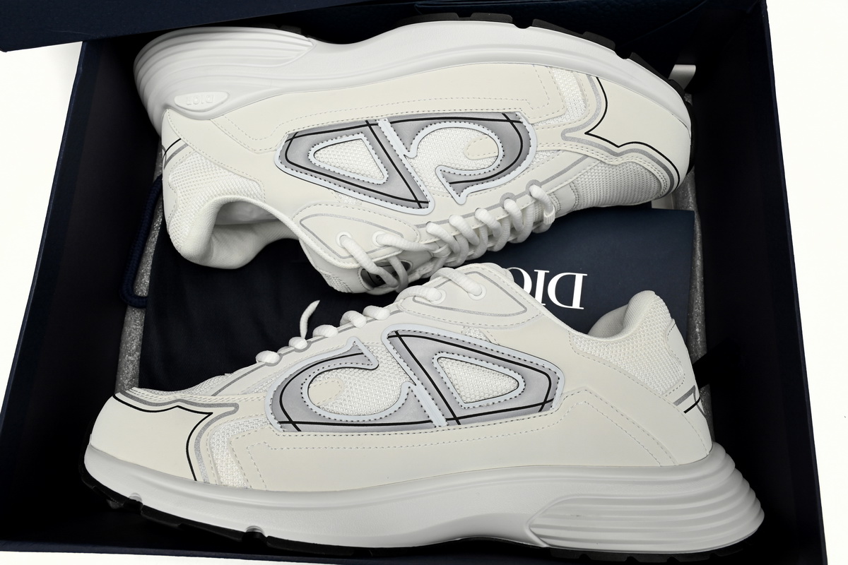 Dior Light Grey 'B30' Sneakers White 3SN279ZND-H000