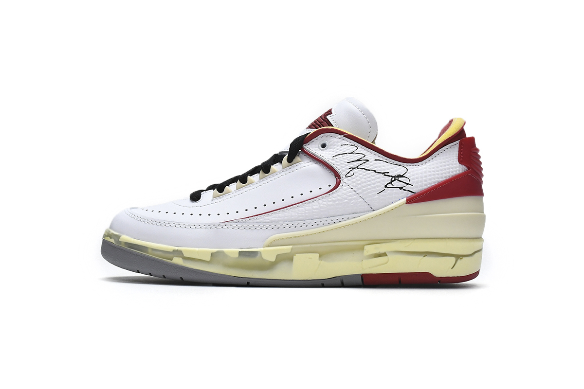 Jordan 2 Retro Low SP Off-White White Red DJ4375-106