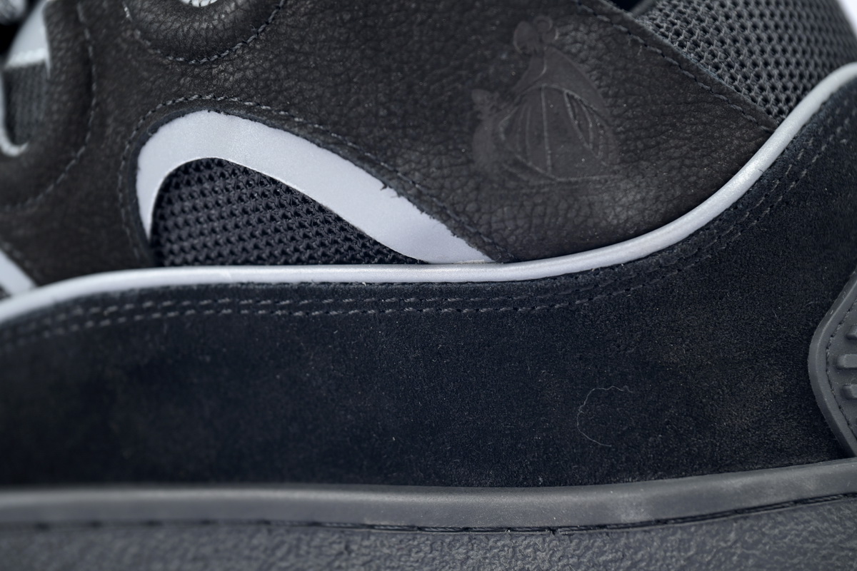 Lanvin Curb Sneaker Black Grey FM-SKRK11-REFL-P2210