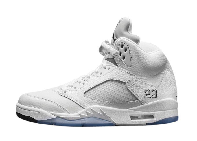 Air Jordan 5 Retro Metallic White 136027-130