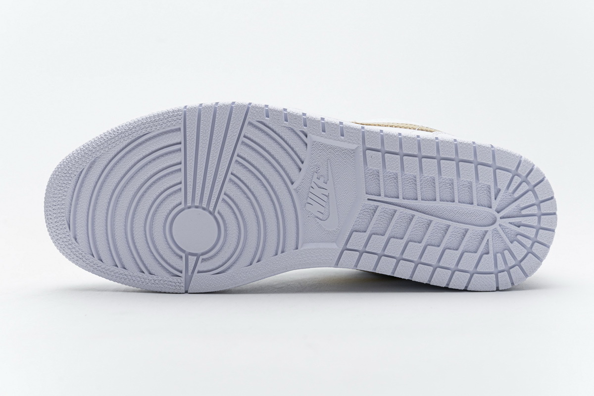 Air Jordan 1 Low White Metallic Gold (W) CZ4776-100