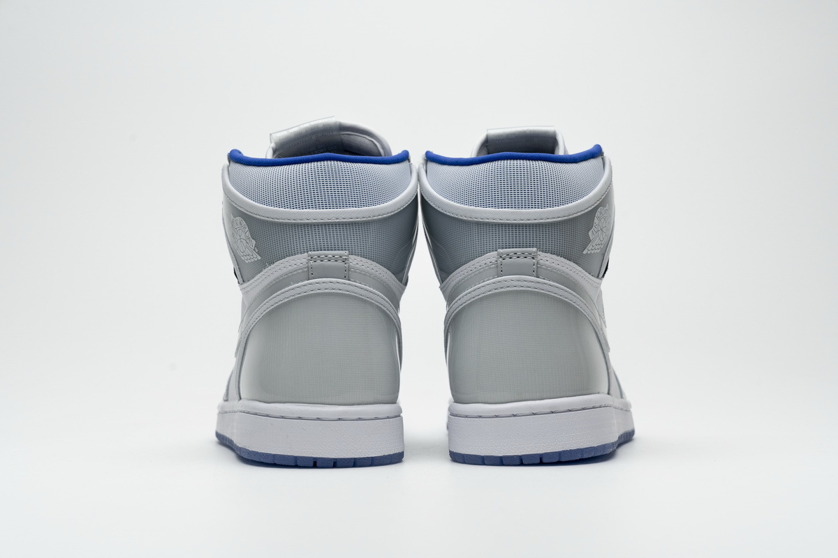 LJR Batch Air Jordan 1 Retro High Zoom White Racer Blue CK6637-104