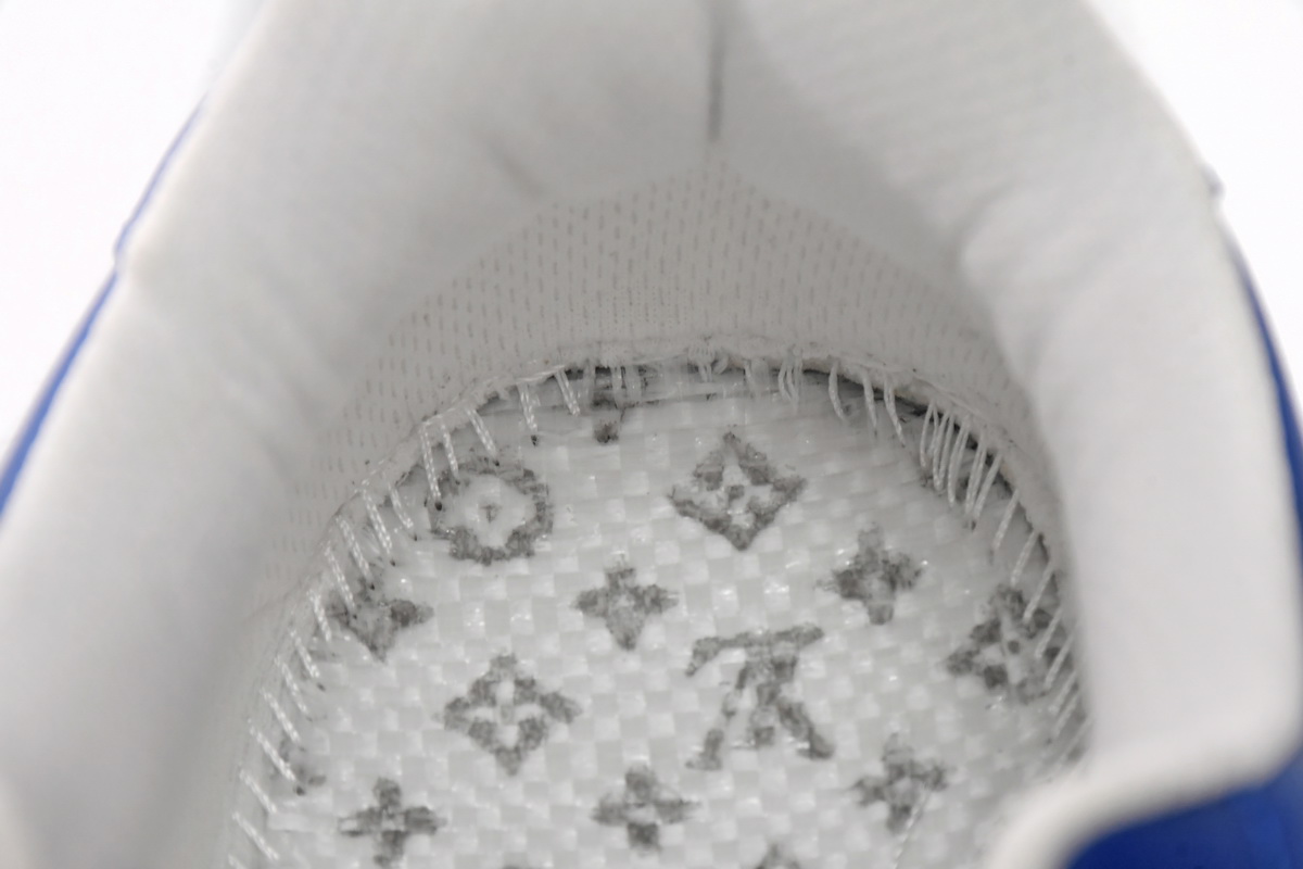 LOUIS VUITTON x Nike Air Force 1 White Blue 7108-5