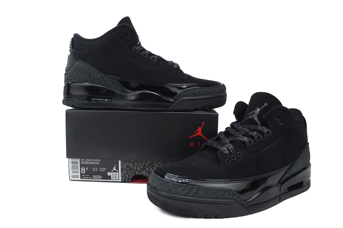 Air Jordan 3 Retro Black Cat 136064-002