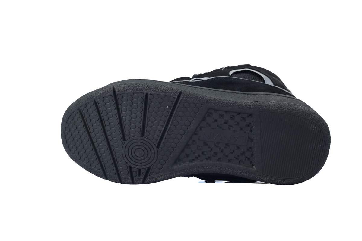 Lanvin Curb Sneaker Black Grey FM-SKRK11-REFL-P2210