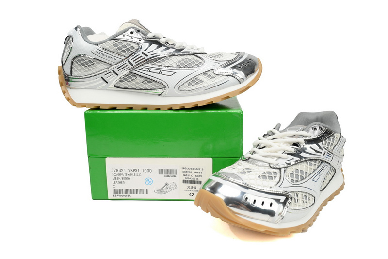 Bottega Veneta Orbit Sneaker Silver