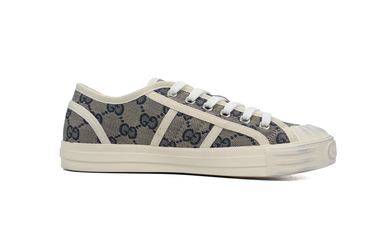 Gucci canvas shoes shell gray