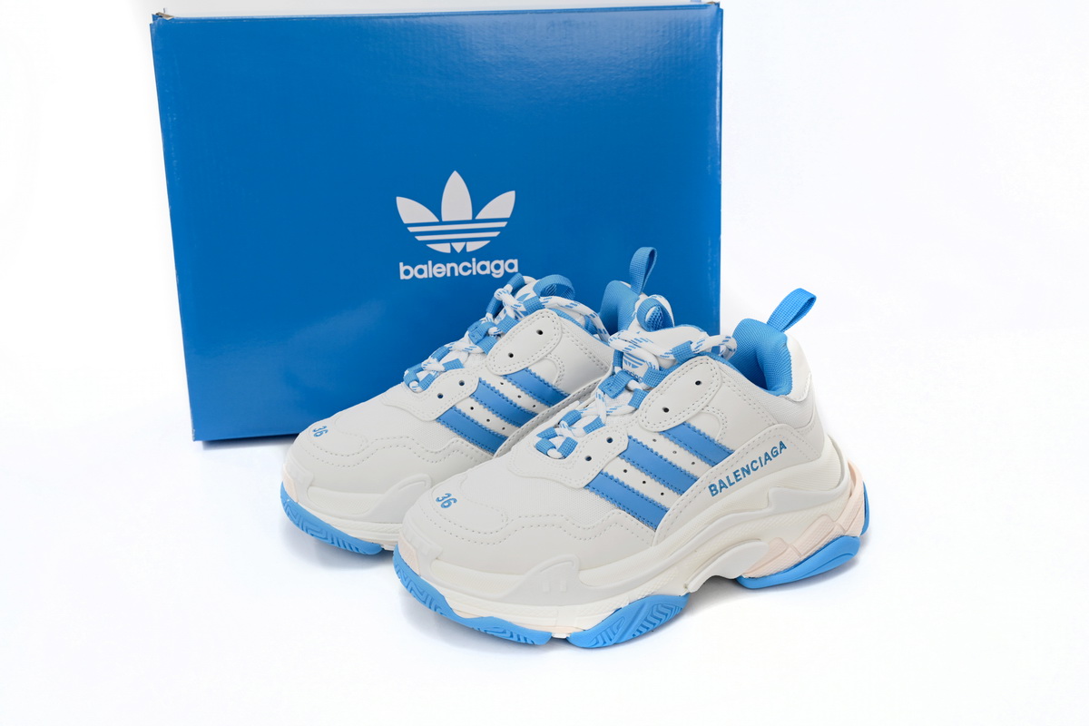 Adidas x Balenciaga Triple S White/Blue