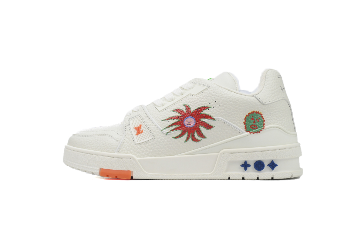 Yayoi Kusama x Louis Vuitton Trainer White