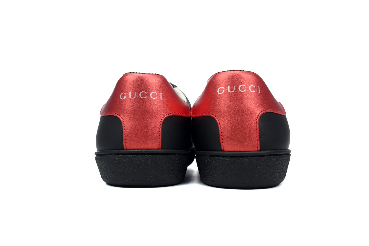 Gucci Ace Stripe Leather 'Black'